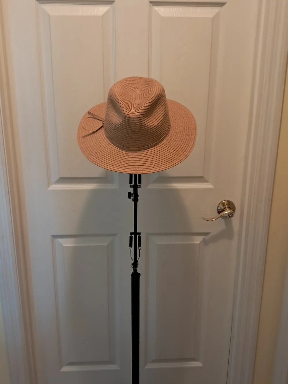 Neutral Straw Fedora Hat -‎ Light Beige